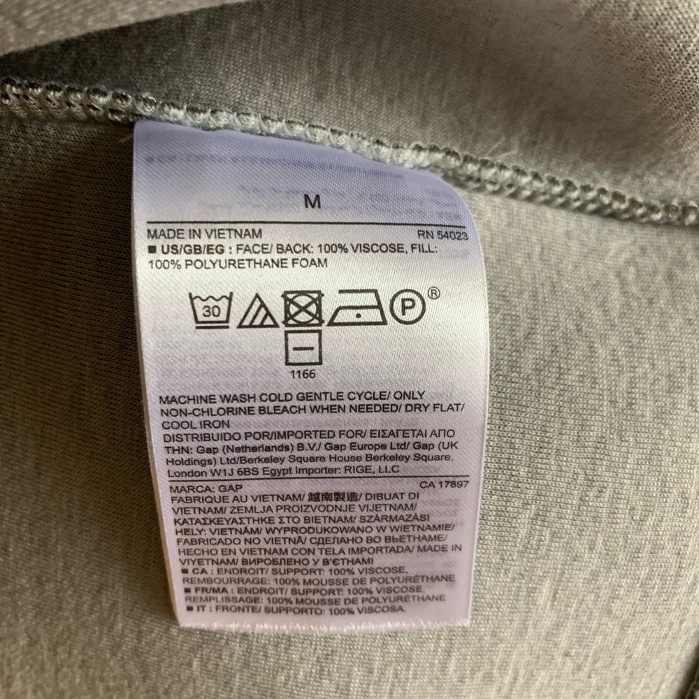 Gap Gray Biker Jacket - Medium - New Without Tags - image 6